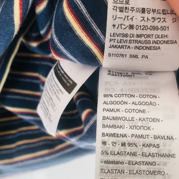 Levi’s cropped polo T-shirt (XL) - Picture 8 of 10